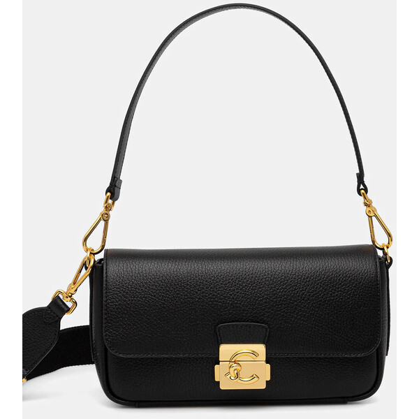 Coccinelle torebka skórzana C-ME LOCK  kolor czarny E1 U4K 12 02 01