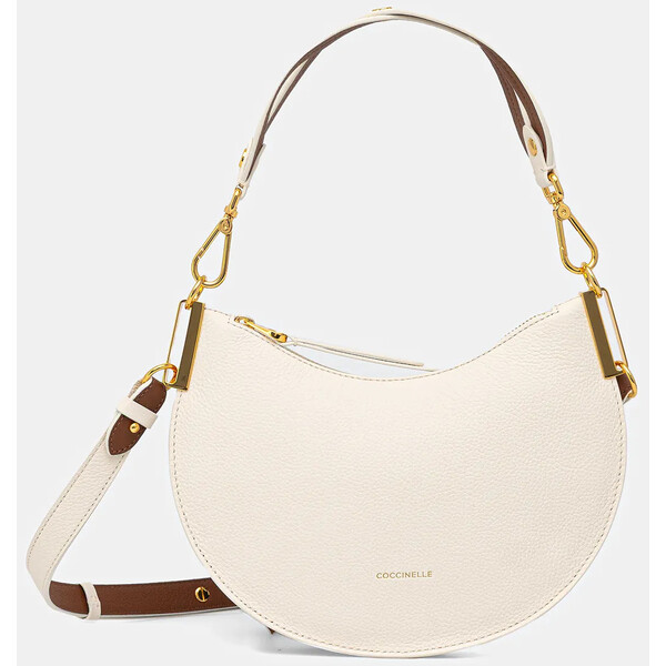 Coccinelle torebka skórzana COCCINELLESUNUP  kolor beżowy E1.QKF.13.03.01