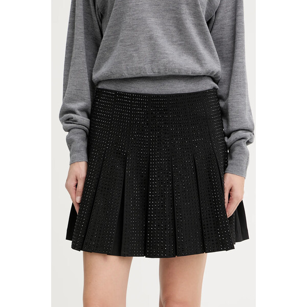 Pinko spódnica  kolor czarny mini ołówkowa 105926 A287