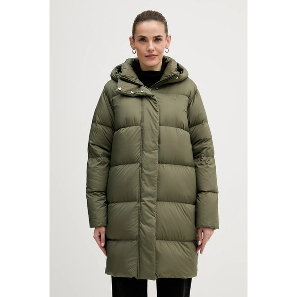 Tommy Hilfiger kurtka puchowa  kolor zielony zimowa WW0WW46535