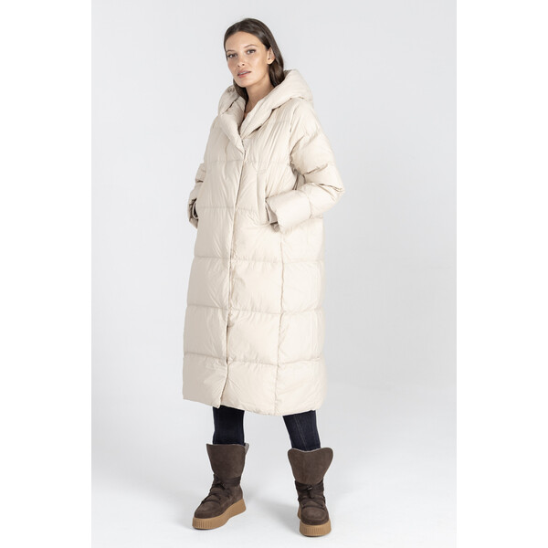 Deni Cler Puchowa długa kurtka T-DC-9062-E5-41-12-1