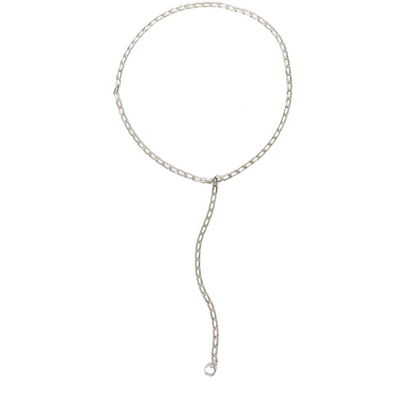 Deni Cler Delikatny pasek ze srebrnego łańcuszka T-DC-P157-E5-10-83-1