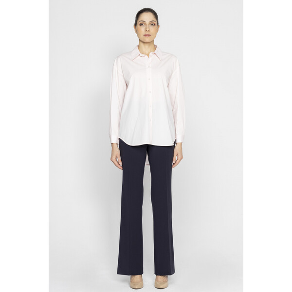 Deni Cler Obszerna koszula w kolorze jasnego różu W-DC-1406-E2-M4-31-1