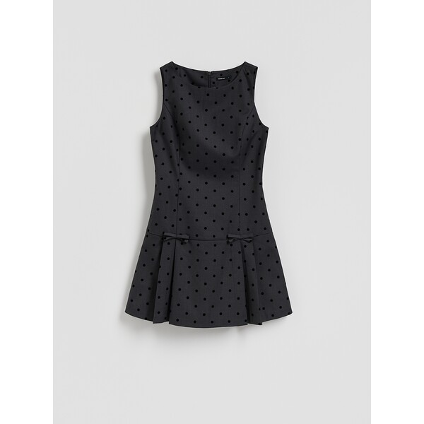 Reserved Sukienka mini w groszki 517JS-09X