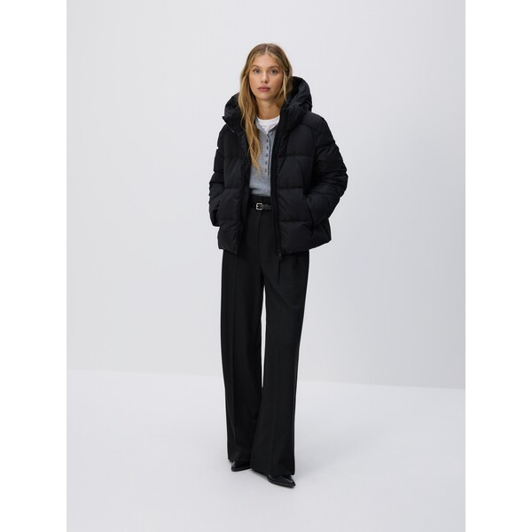 Reserved Pikowana kurtka z kapturem 681AY-99X