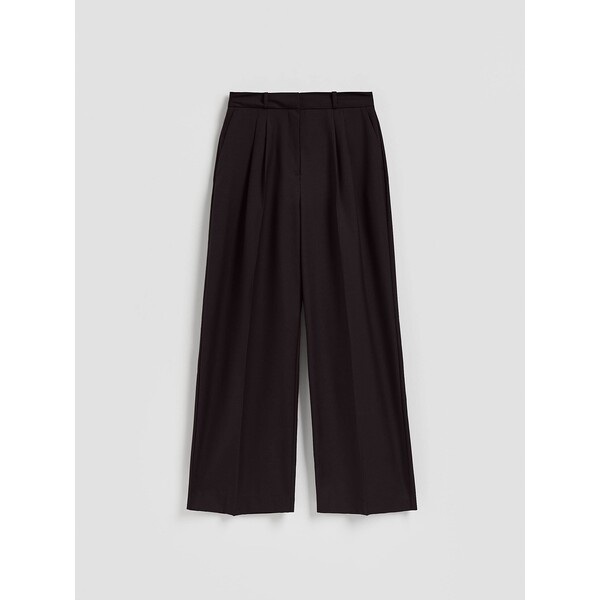 Reserved Szerokie spodnie z wełną ZR453-83X