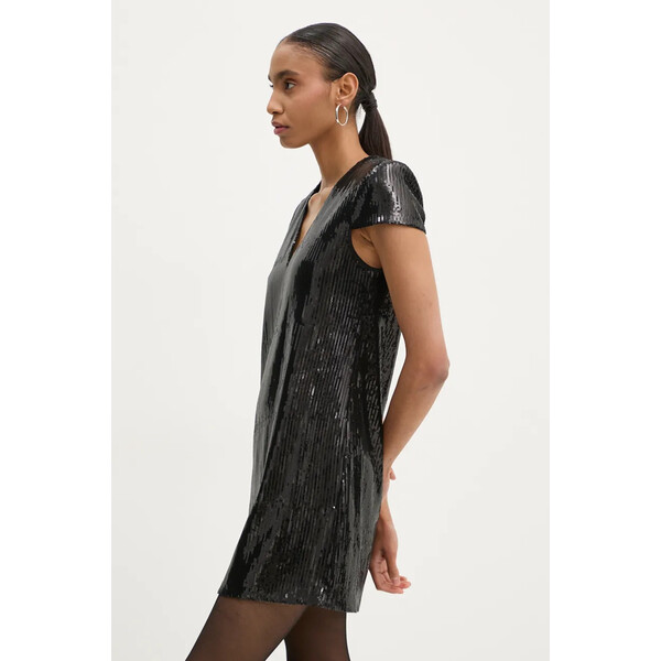 ZADIG&VOLTAIRE sukienka  kolor czarny mini rozkloszowana WWDR01306