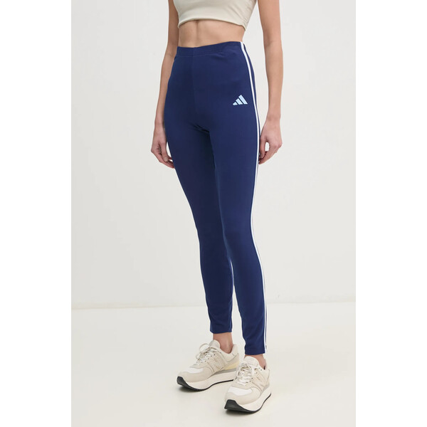 adidas legginsy W CB Color Pop  damskie kolor granatowy wzorzyste JD5568