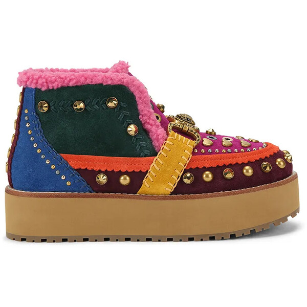 Kurt Geiger London śniegowce zamszowe Mansion Cosy Boot  kolor multicolor 4993969029