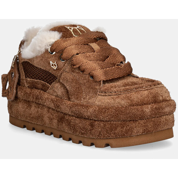 Naked Wolfe sneakersy zamszowe Beau  kolor brązowy Beau Tan Suede