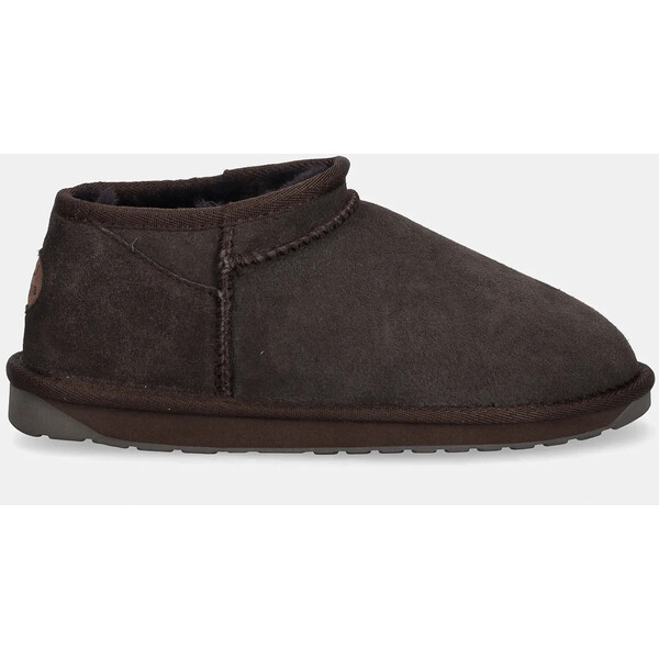 Emu Australia śniegowce zamszowe Stinger Compact  kolor brązowy W13013