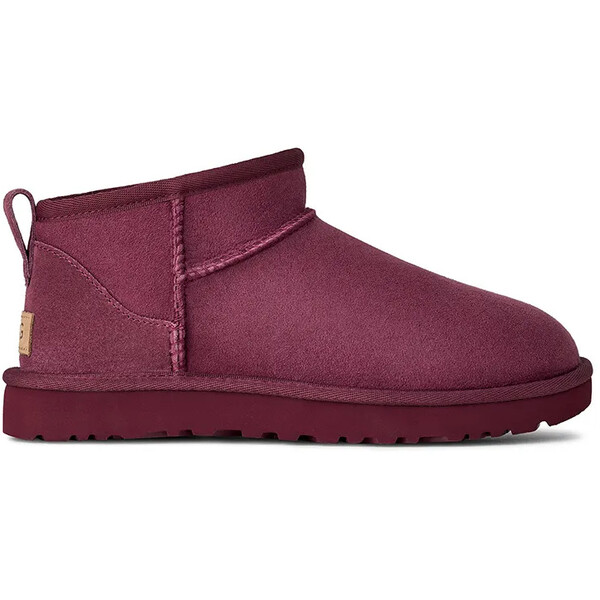 UGG śniegowce zamszowe Classic Ultra Mini  kolor różowy 1116109.BNTM