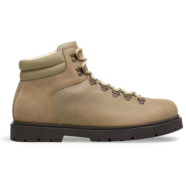 Birkenstock workery nubukowe Jackson 2.0  kolor zielony na płaskim obcasie 1030953