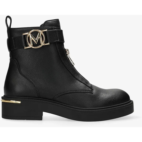 Mexx botki MICLA KASIA  damskie kolor czarny na płaskim obcasie MI001701053W