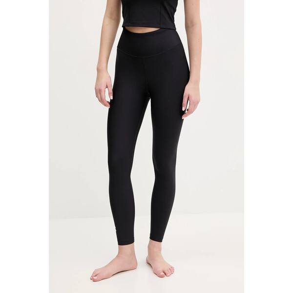 Casall legginsy do jogi  kolor czarny gładkie 21568