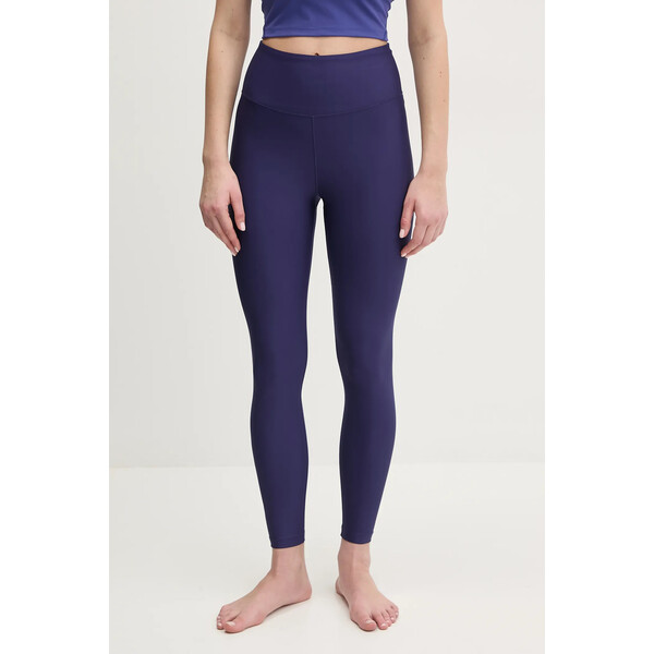 Casall legginsy do jogi  kolor fioletowy gładkie 21568