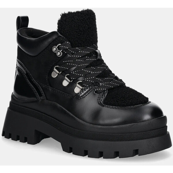 Aldo workery COZETTIA  damskie kolor czarny na platformie 13838046 COZETTIA