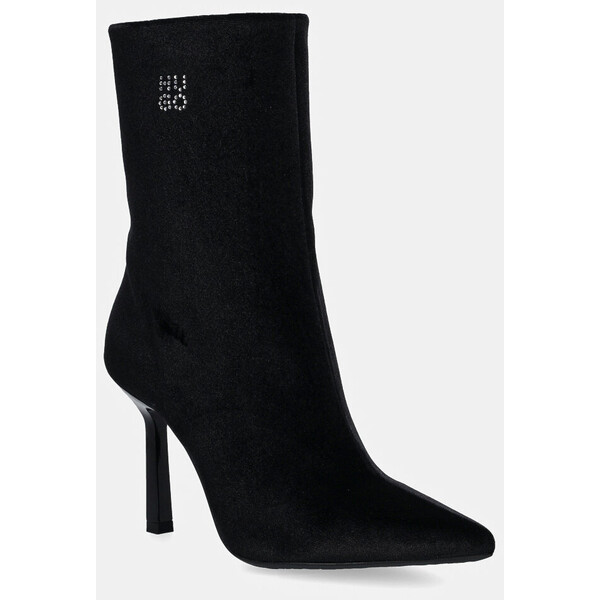 HUGO botki Katniss  damskie kolor czarny na szpilce 50529809