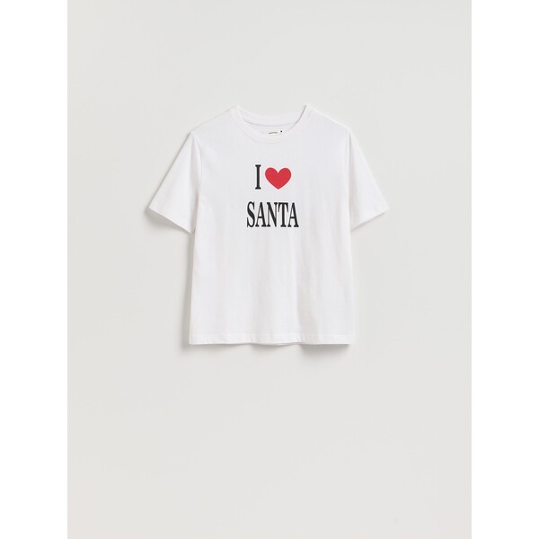 Reserved T-shirt ze świątecznym motywem 861HD-00X