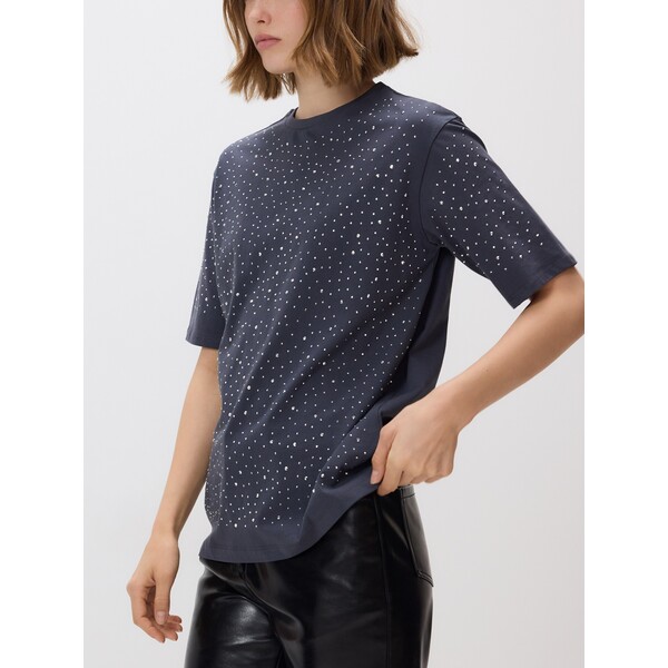 Reserved T-shirt ze strasem 372IK-90X