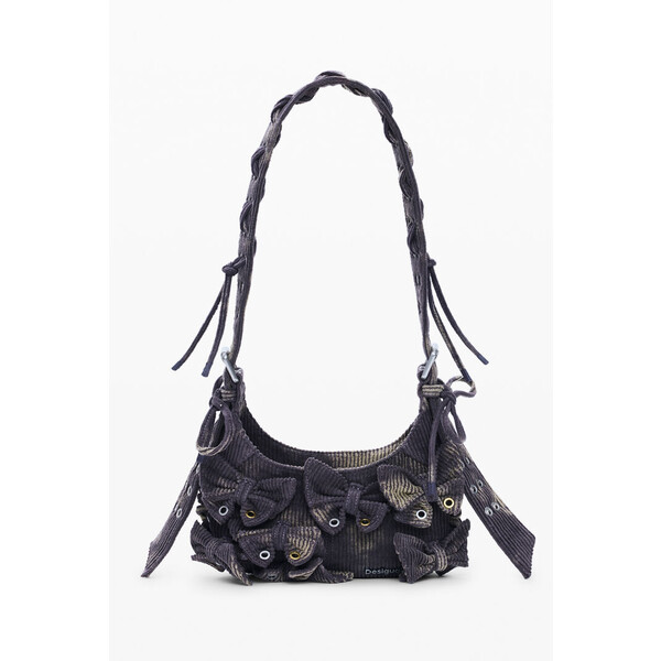 Desigual Średnia torba z bawełnianymi kokardami 26SAXA649019U