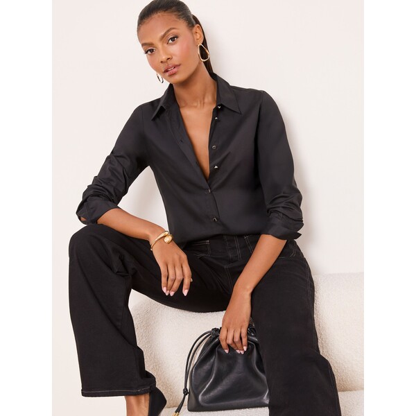 Czarny - Lipsy Poplin Shirt H98-667