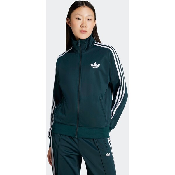 adidas originals Zielony - Luźna kurtka adidas Original Firebird Classic AR9-121