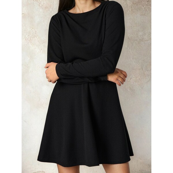 Sinsay Rozkloszowana sukienka dresowa 617FI-99X