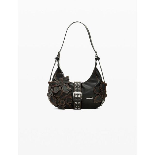 Desigual Mała torebka z aplikacjami kwiatowymi 26SAXP966009U