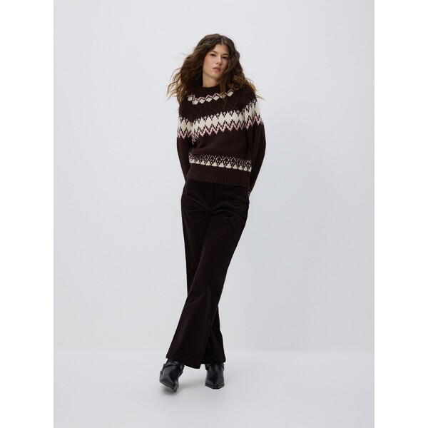 Reserved Wzorzysty sweter 183HW-MLC