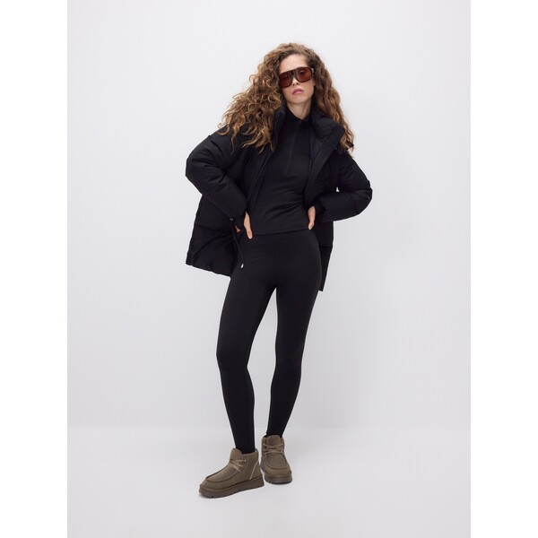 Reserved Pikowana kurtka z odpinanym kapturem WU641-99X