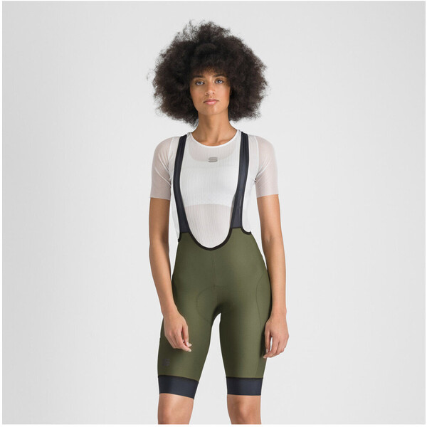 Sportful GIARA 2 W Krótkie spodnie kolarskie z szelkami Sportful GIARA 2 W zielony zielony