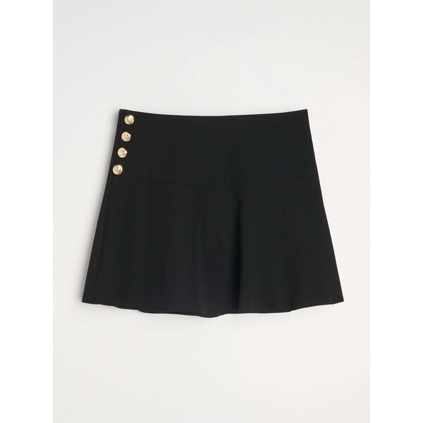 Sinsay Spódnica mini z ozdobnymi guzikami 297GZ-99X