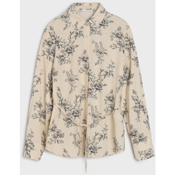 Sinsay Wiskozowa koszula ze wzorem 085HC-MLC