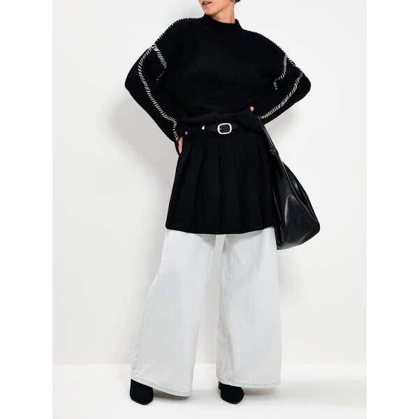 Sinsay Prążkowany sweter 796HK-99X