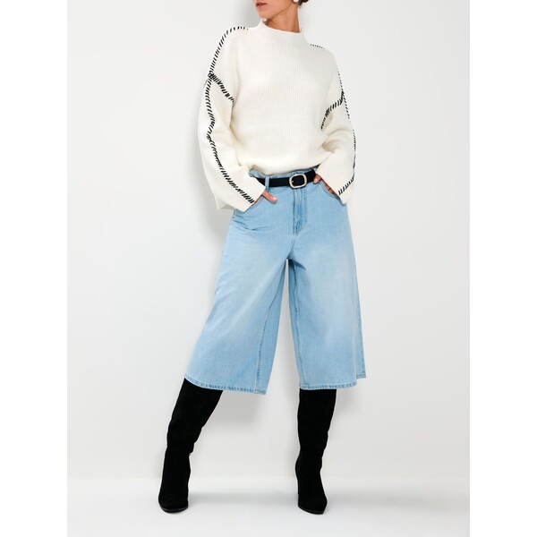 Sinsay Prążkowany sweter 796HK-00X