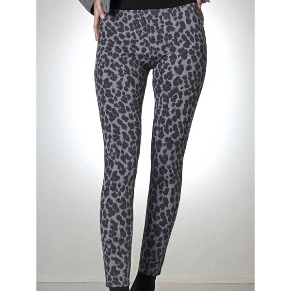 Sinsay Bawełniane legginsy ze wzorkiem 252FK-90X