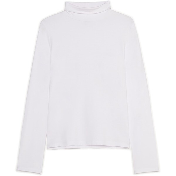 Cropp Biała bluzka z golfem 743FL-00X