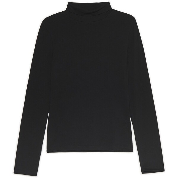 Cropp Czarna bluzka z golfem 743FL-99X