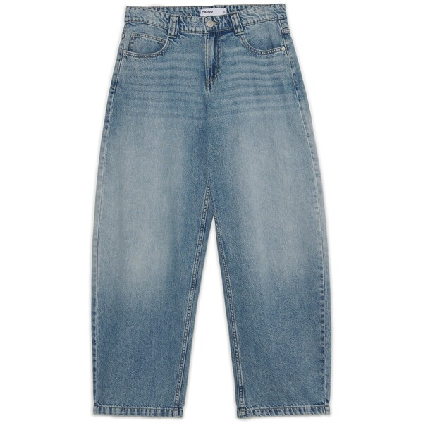 Cropp Niebieskie jeansy balloon z efektem sprania 536HX-50J