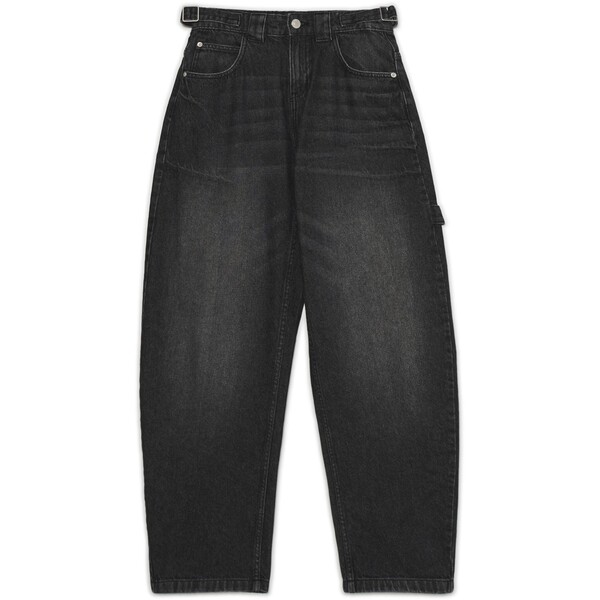 Cropp Sprane jeansy skater balloon z paskami 774FK-99M