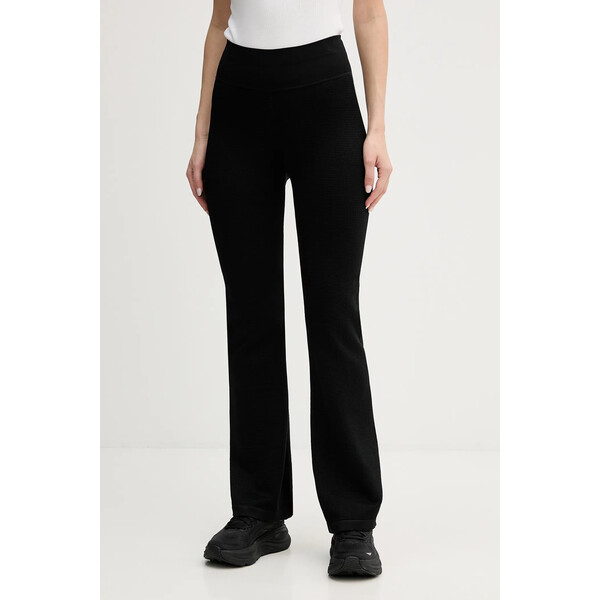 Dkny legginsy  damskie kolor czarny gładkie DP6P3760