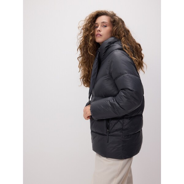 Reserved Puchowa kurtka z kapturem WU640-90X