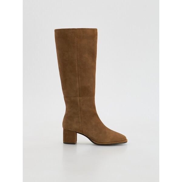 Reserved Zamszowe kozaki na obcasie 780FE-88X