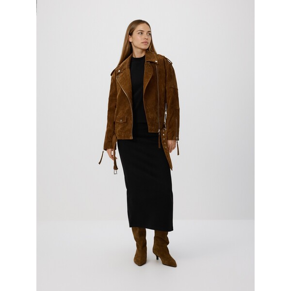 Reserved Dopasowana spódnica midi YT112-99X