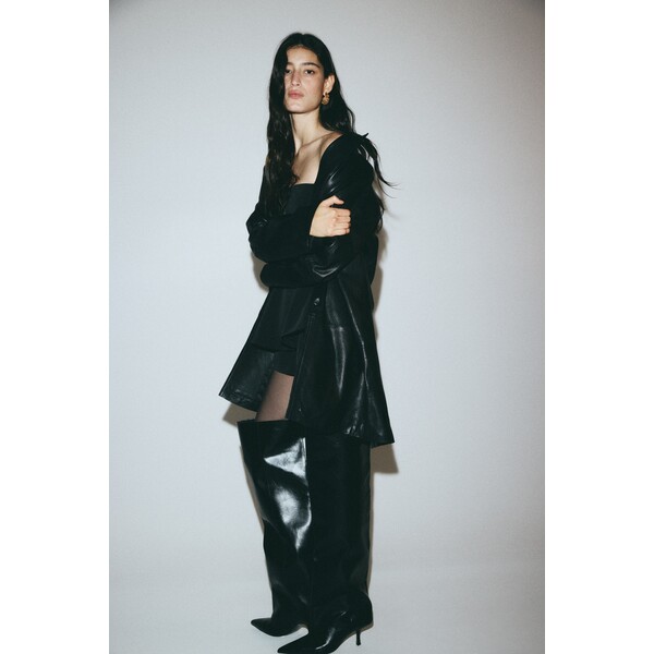 H&M Krótki kombinezon bandeau z baskinką 1325471