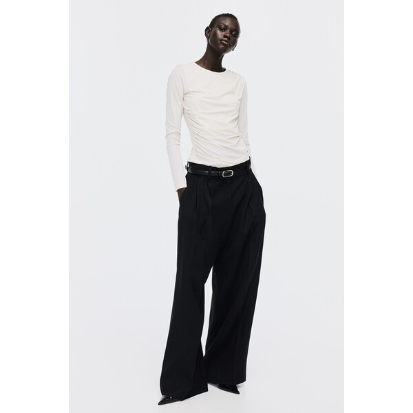 H&M Drapowany top dżersejowy 1328680