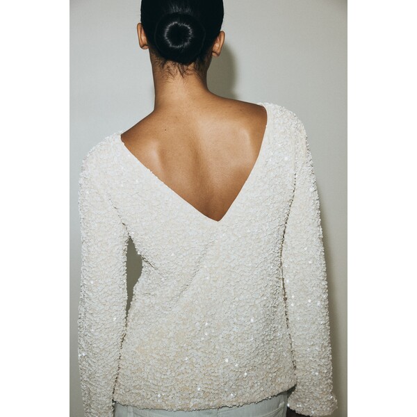 H&M Cekinowy top 1314443
