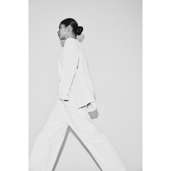 H&M Marynarka bez kołnierza 1312526