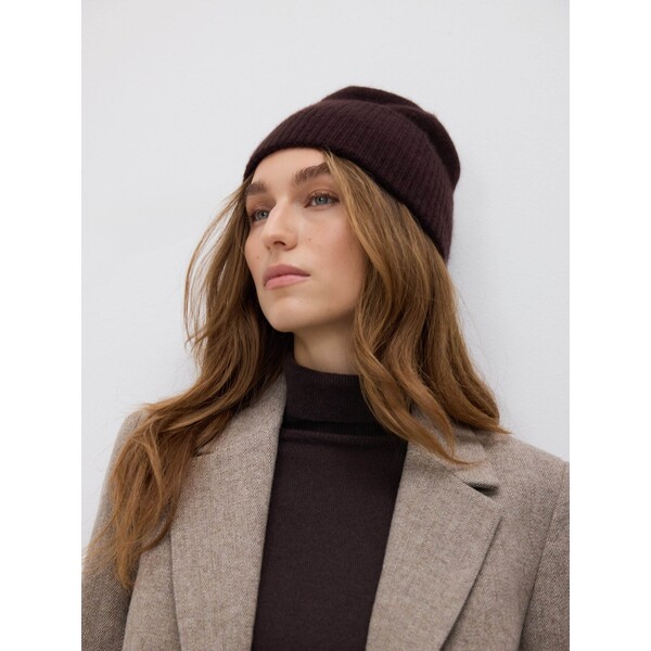 Reserved Czapka z wełną i kaszmirem 168FD-89X